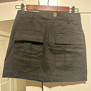 Zara black mini skirt